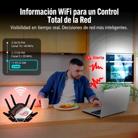Router Asus ROG Rapture GT-BN98 WiFi 8 11,5 Gbps Quad-Bande Ethernet