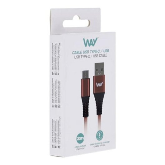 Cabo TnB WTCUSB02RD 2 m USB-A para USB-C Vermelho