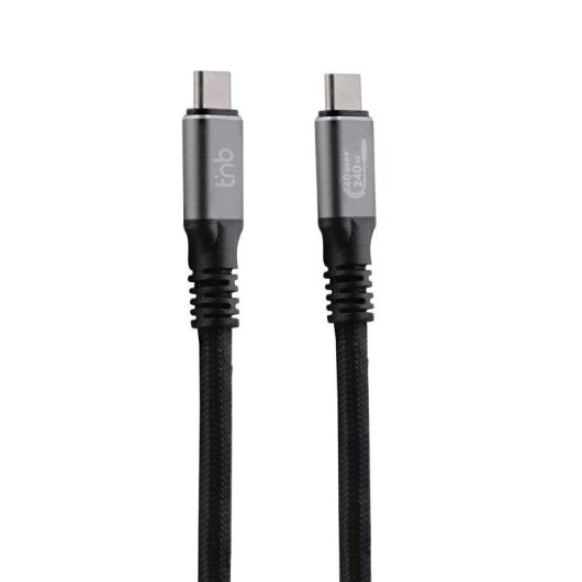 Kabel TnB TCUSBC240W USB4 240W 40 Gbit/s 2 m Schwarz