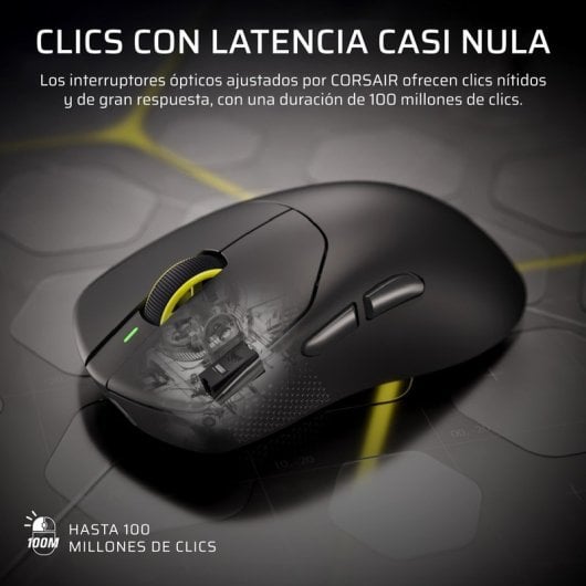 Mouse Corsair SABRE v3 PRO PureVector wireless 42000 DPI 8000 Hz nero