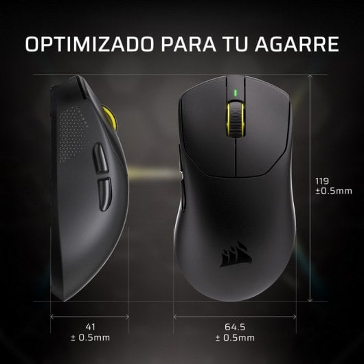 Mouse Corsair SABRE v3 PRO PureVector wireless 42000 DPI 8000 Hz nero