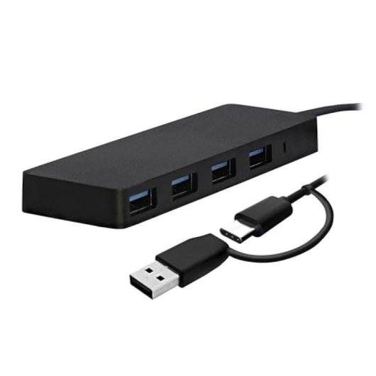 Hub TnB 4 puertos 5 Gbps HUB4USB60CM USB-A y USB-C