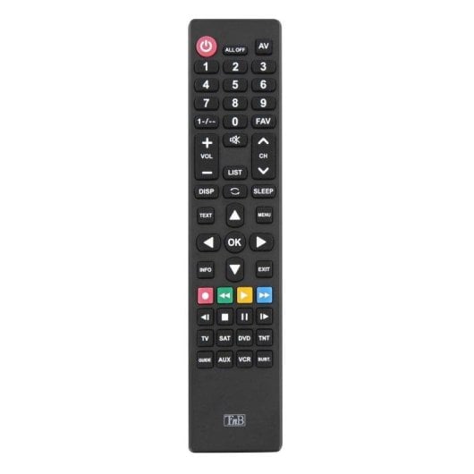 Mando a distancia universal TV TnB TCUN06 Preto