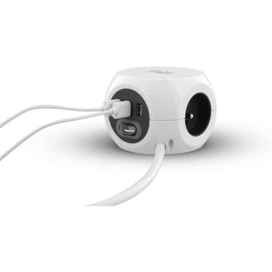 Steckdosenleiste TnB PSBALLWH 3 Steckplätze 16A 3 USB 2.4A weiß