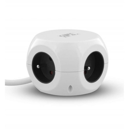 Steckdosenleiste TnB PSBALLWH 3 Steckplätze 16A 3 USB 2.4A weiß
