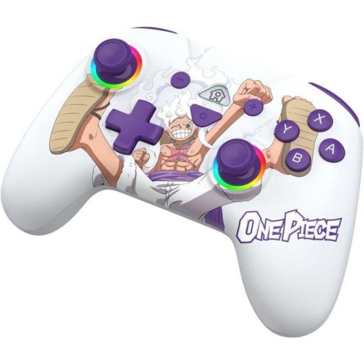 Mando Inalámbrico Bluetooth Subsonic Luffy Gear 5 One Piece Nintendo Switch Blanco