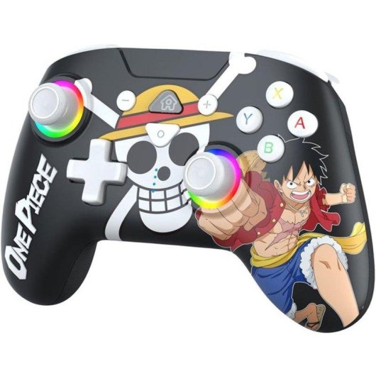 Mando Inalámbrico Subsonic One Piece Luffy Fishman Nintendo Switch Vibración LED 6 Ejes
