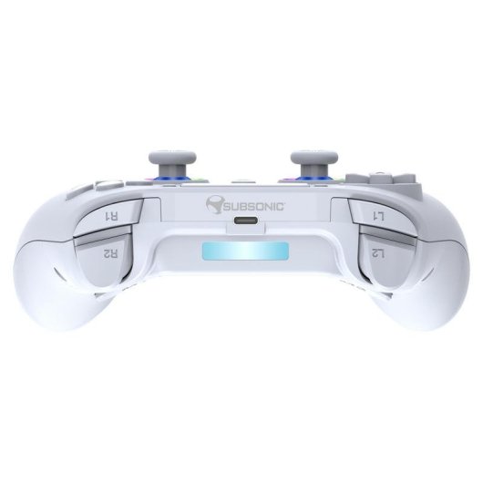 Drahtloser Subsonic SA5716-2 Gamepad Weiss RGB Beleuchtung Paddles Turbo