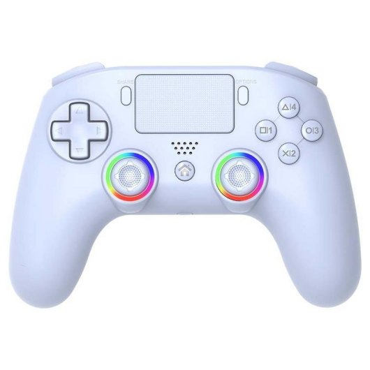 Drahtloser Subsonic SA5716-2 Gamepad Weiss RGB Beleuchtung Paddles Turbo