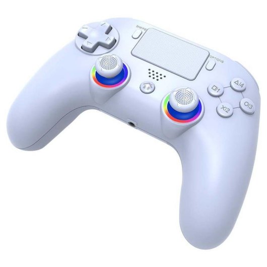 Drahtloser Subsonic SA5716-2 Gamepad Weiss RGB Beleuchtung Paddles Turbo