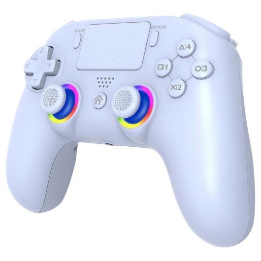 Drahtloser Subsonic SA5716-2 Gamepad Weiss RGB Beleuchtung Paddles Turbo