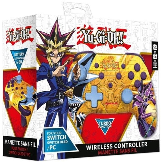 Controller wireless Freaks and Geeks Yu-Gi-Oh Drago Giallo Nintendo Switch PC