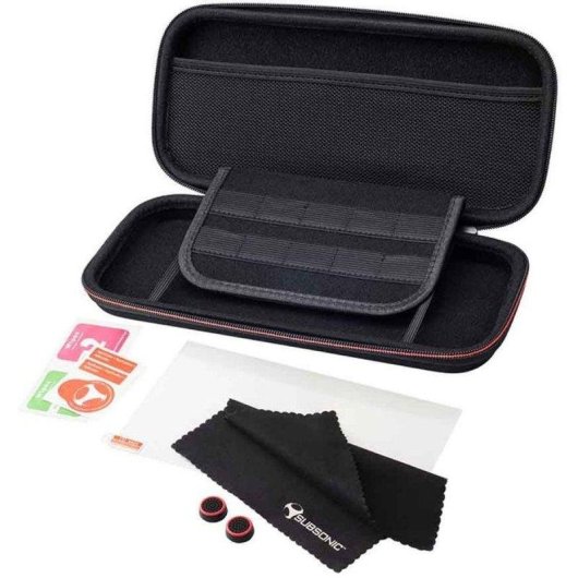Funda de protección Subsonic Pack 5 en 1 Nintendo Switch 2 Negro