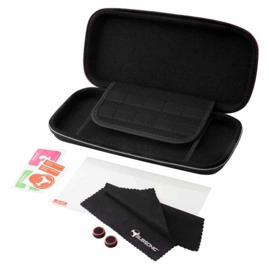 Funda de protección Subsonic Pack 5 en 1 Nintendo Switch 2 Negro