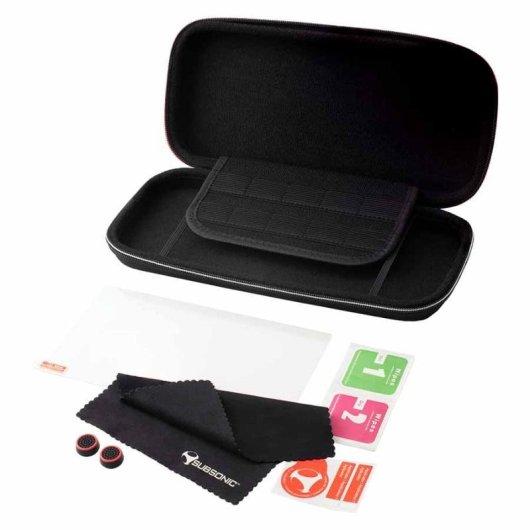 Funda de protección Subsonic Pack 5 en 1 Nintendo Switch 2 Negro