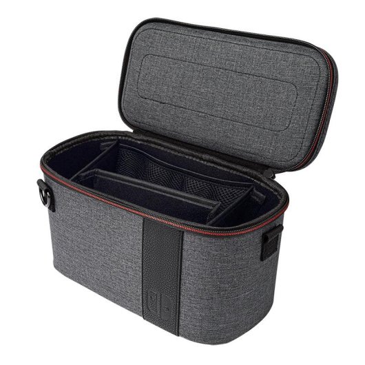 Custodia trasporto PDP Pull-n-go Elite per Nintendo Switch e Switch Lite grigia