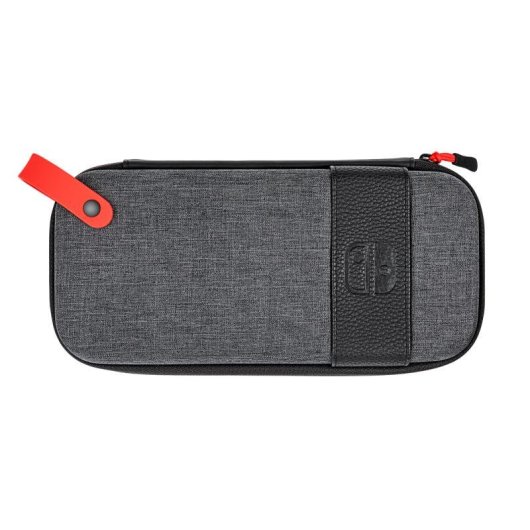 Custodia trasporto PDP Pull-n-go Elite per Nintendo Switch e Switch Lite grigia