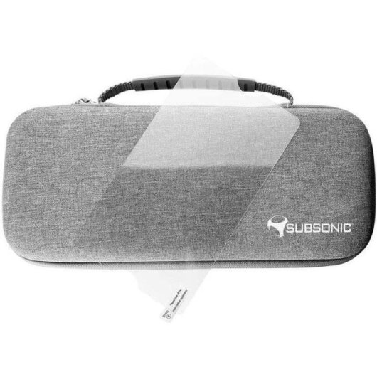 Funda Subsonic SA5635 PlayStation Portal Con Protector Pantalla Vidrio Templado Gris