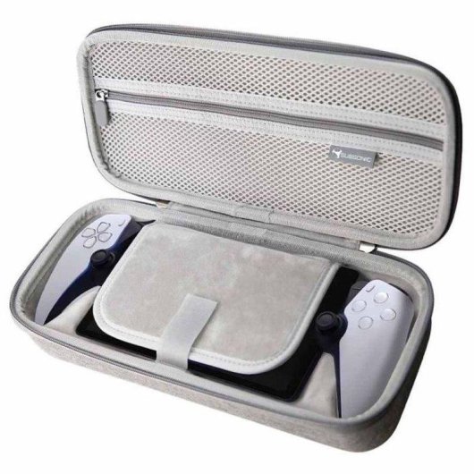 Funda Subsonic SA5635 PlayStation Portal Con Protector Pantalla Vidrio Templado Gris