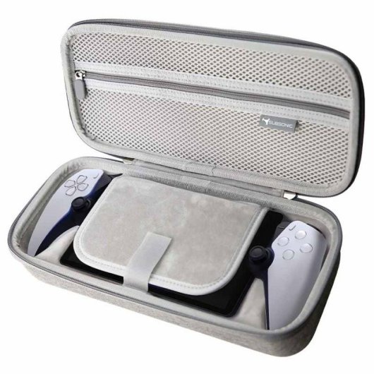 Funda Subsonic SA5635 PlayStation Portal Con Protector Pantalla Vidrio Templado Gris