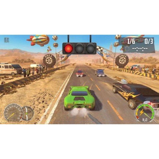 Turbo Boost Racing Kit Just For Games con 2 Ruedas Turbo LED para Mando PS5 DualSense
