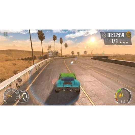 Turbo Boost Racing Kit Just For Games con 2 Ruedas Turbo LED para Mando PS5 DualSense