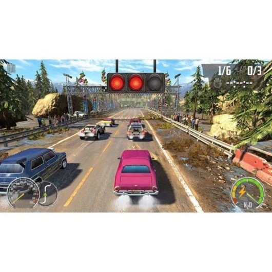 Turbo Boost Racing Kit Just For Games con 2 Ruedas Turbo LED para Mando PS5 DualSense