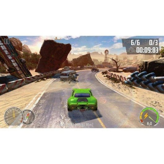 Turbo Boost Racing Kit Just For Games con 2 Ruedas Turbo LED para Mando PS5 DualSense