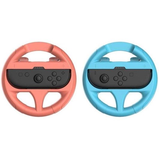 Pack 2 Volantes Subsonic SA5718 Joy-Con Nintendo Switch 2 Turquesa Rojo