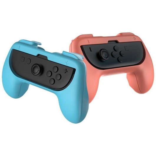 Asas de agarre ergonómico Subsonic SA5719 Joy-Con rosa y turquesa Nintendo Switch