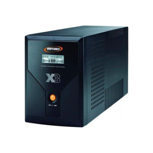 Sai INFOSEC 3000VA Batterie Plomb 75 Minutes Protection Ligne Téléphonique