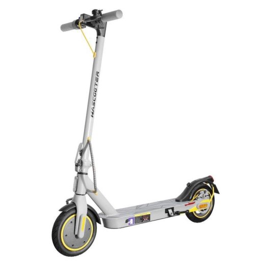Patinete eléctrico Mascooter S1 Reckless 300W Autonomía 20 km 8,5" Gris y amarillo