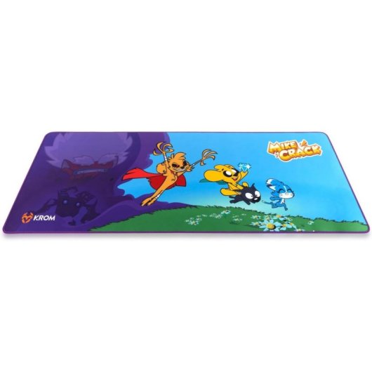 Tappetino KROM Kraft XL Mikecrack 900x350 Blu