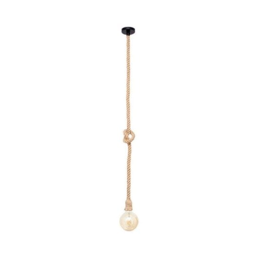 Hanglamp Lumit Soga 40W Bruin Touw Ø10 x 50-150 cm