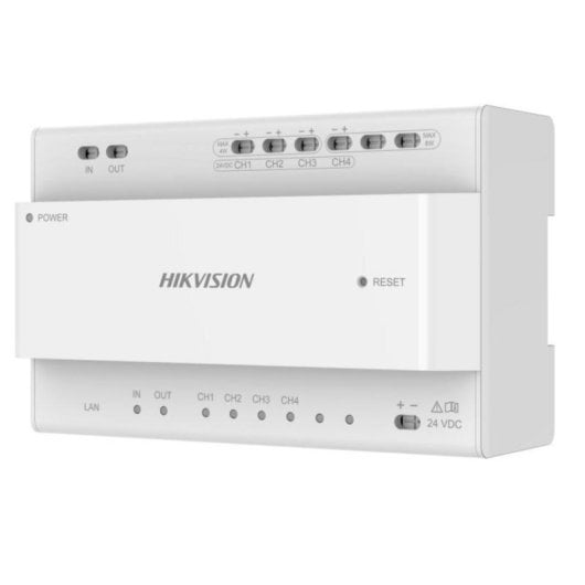 Hikvision DS-KAD704Y IP-converter 2-draads, 4 kanalen, cascade