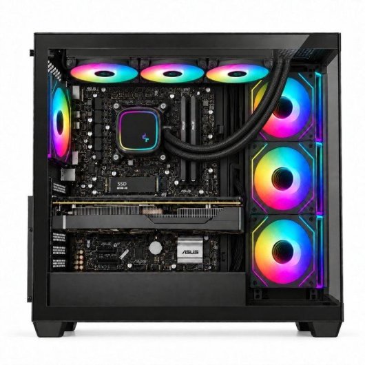 PC de bureau DECLICINFO Ryzen 5 7500X3D 16 Go RX 9070 XT 1 To SSD Windows 11 Pro rapide