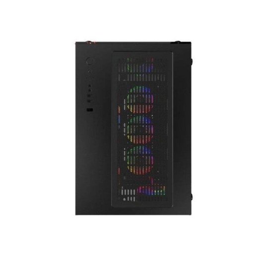 Caja PC MRED ATX Gaming Vidrio Templado RGB Mid Tower 7 Bahías Ventiladores Incluidos