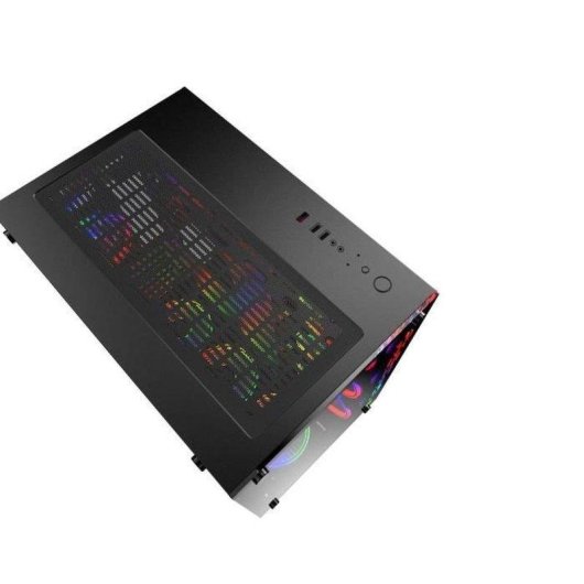 Caja PC MRED ATX Gaming Vidrio Templado RGB Mid Tower 7 Bahías Ventiladores Incluidos