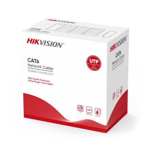 Cable UTP Cat6 Hikvision 305m Blanco