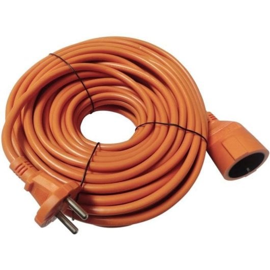 Buitenverlengsnoer Generic H05VV-F 2x1,5 mm² 25 m Oranje 16 A met Aarde