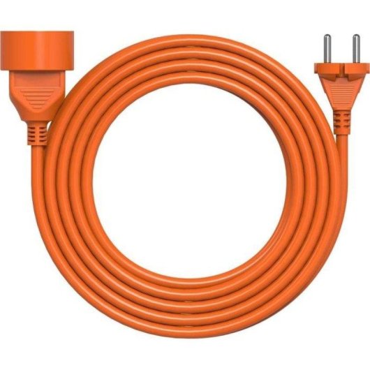 Rallonge extérieure Generic H05VV-F 2x1,5 mm² 25 m orange 16 A avec prise terre