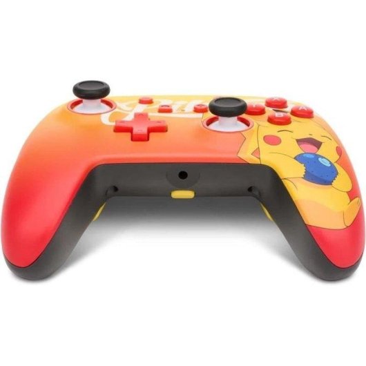 Mando PowerA Oran Berry Pikachu Nintendo Switch USB 3 m Vibración Audio 3,5 mm