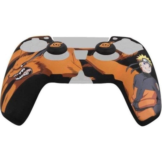 Funda de silicona Konix Naruto DualSense PS5 Negro Gris Naranja