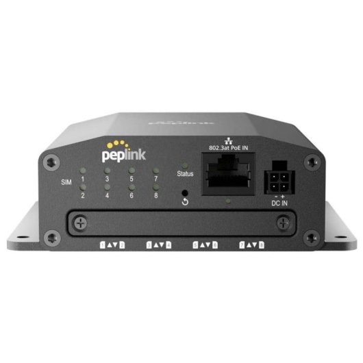 Injetor SIM Peplink Mini 8 Slots PoE 4x GE NanoSIM