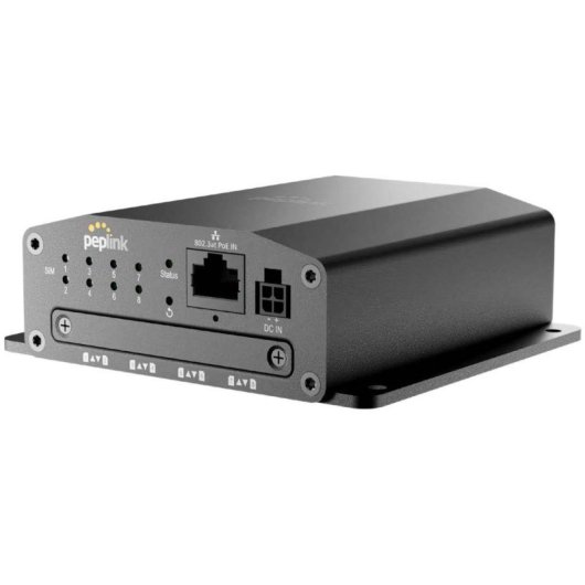 Injetor SIM Peplink Mini 8 Slots PoE 4x GE NanoSIM