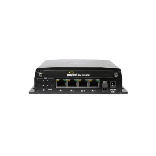 Router Peplink SIM Injector 8 SIMs 4 LAN Poorten Gigabit PoE 56V