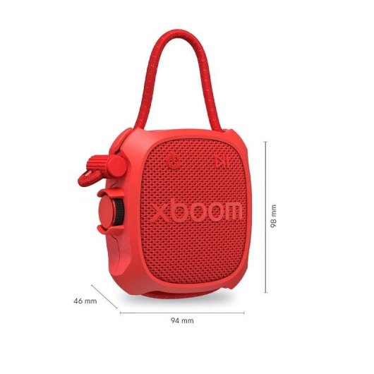 Altavoces LG xboom Rock portátil Bluetooth 6 W IP67 rojo