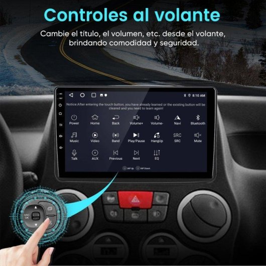 Autorradio JUNSUN V1PRO para Fiat Panda 9" 6 GB/128 GB CarPlay inalámbrico