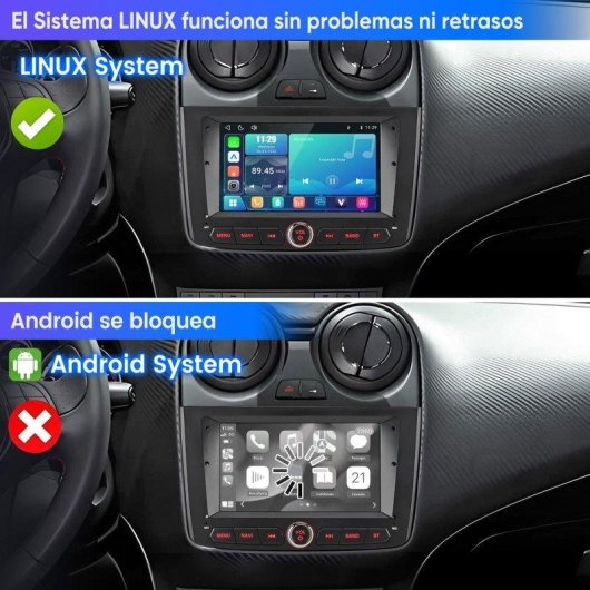 Autoradio Junsun 7" Linux CarPlay Android Auto Wifi Bluetooth Alfa Romeo Mito