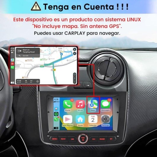 Autoradio Junsun 7" Linux CarPlay Android Auto Wifi Bluetooth Alfa Romeo Mito